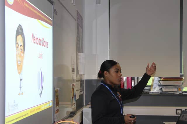 A Corby charity is organising a school mentoring relationship with Judo champion Nekonda Davis