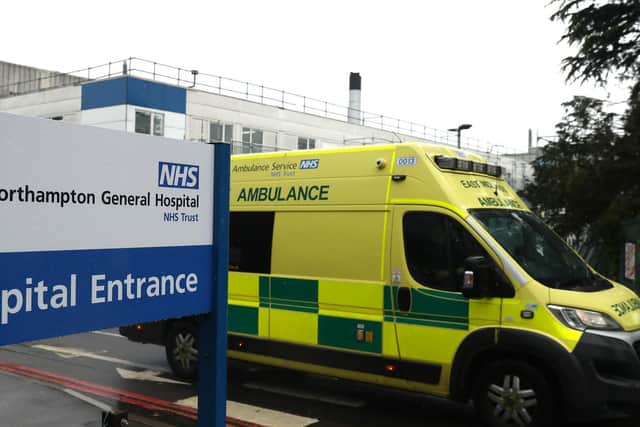 Northampton General Hospital is seeing a slowdown in number of Covid-19 victims. Photo: Getty Images