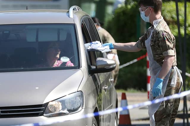 Mobile units have increased the number of tests in the county. Photo: Getty Images