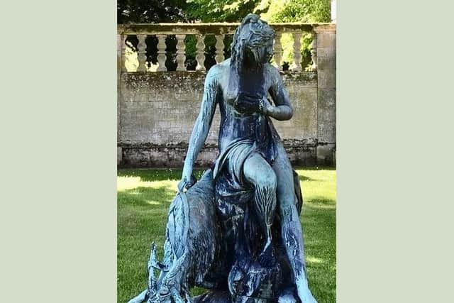 The stolen statue