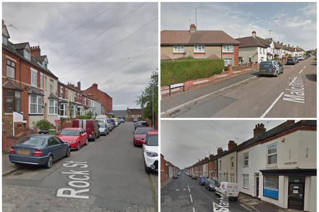 Some of ten addresses around the county police swooped on in two weeks