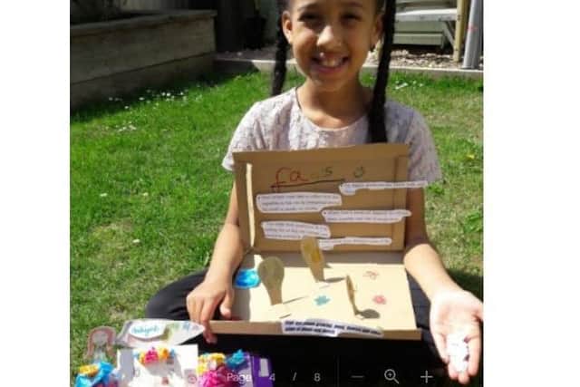 Elsi-Mai was one of the key worker children who helped make the project award winning