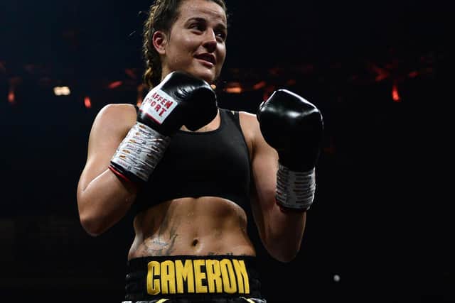 Chantelle Cameron is confident she could beat Katie Taylor if given the chance
