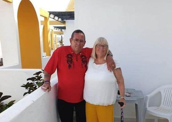 Myra and husband Michael should have been on holiday