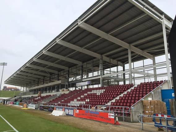 Sixfields' East Stand remains unfinished while police hunt the missing 10.25m council loan