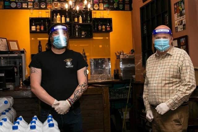 St Giles Ale House boss Terry Steers has put safety measures in place. Photo: Leila Coker.