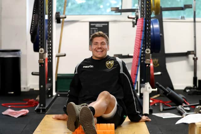 Piers Francis is happy with life at Saints after signing a new contract at the club this week