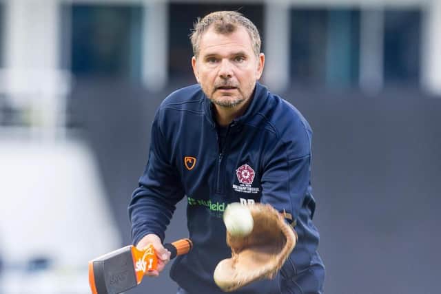 Northants head coach David Ripley welcomed some of his squad back to the County Ground for training on Wednesday