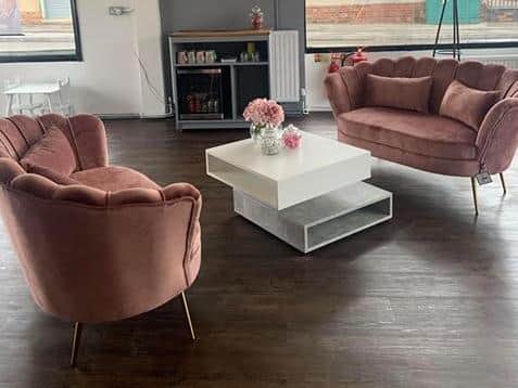 The salon has been given a chic makeover