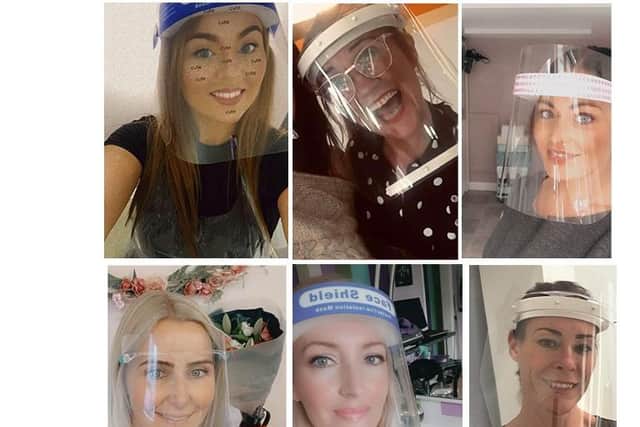 l-r top row: Chelsea Paige Mcgregor - Bangs Boutique Hair and Beauty Salon; Paula Wilkinson - Boo Salon; Stacey Fotheringham -The Little House of Hair;
l-r bottom row: Amanda Hayter; Yvonne Robertson; Nicola Cruickshank - Envy Hair Beauty & Training Acadamy