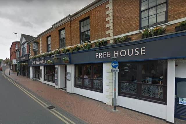 The Red Well pub in Silver Street, Wellingborough