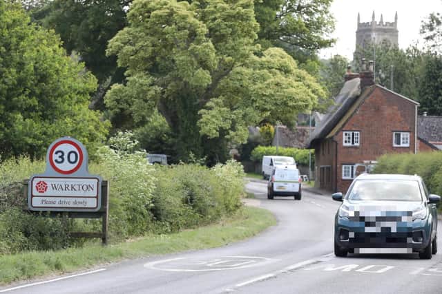 Villagers in Warkton say they've had enough of rat run drivers.