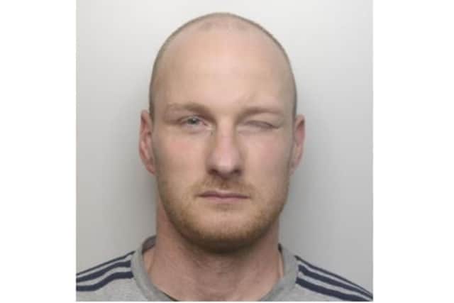 Wayne Townsend will serve two years in jail after admitting three burglaries in Northampton. Photo: Northamptonshire Police