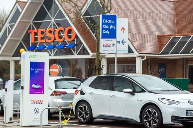 What the new charging point will look like