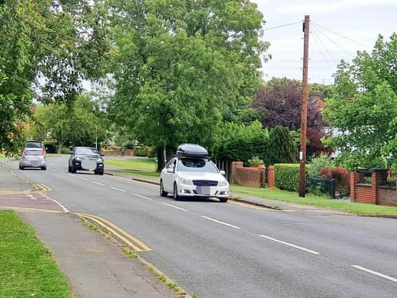 Cottingham Road, Corby, where 13 speeding vehicles were caught