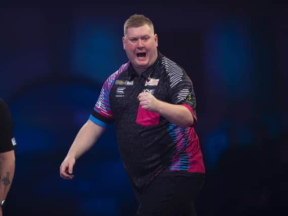 Kettering's Ricky Evans will play world number seven Daryl Gurney in the first round of the World Matchplay on Monday. Picture courtesy of PDC