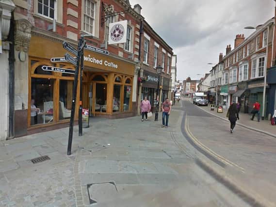 Wellingborough town centre (google map image).