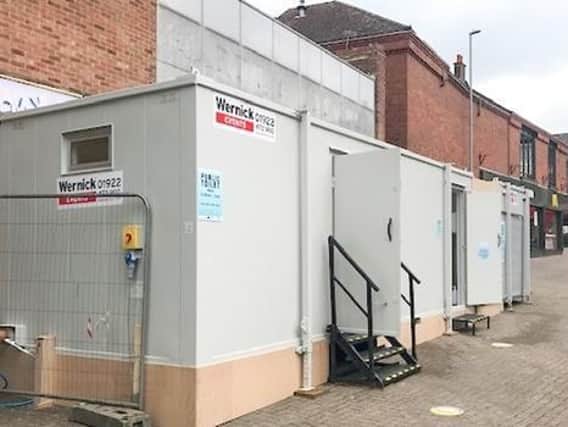 The new public toilets. Credit: Kettering Council