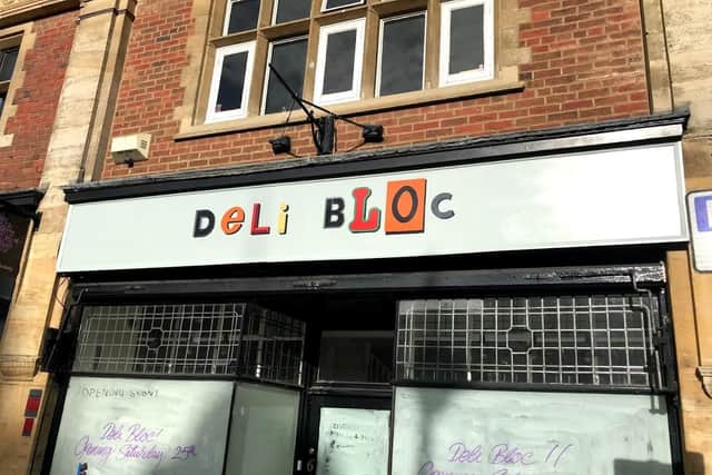 Deli Bloc will be opening this Saturday