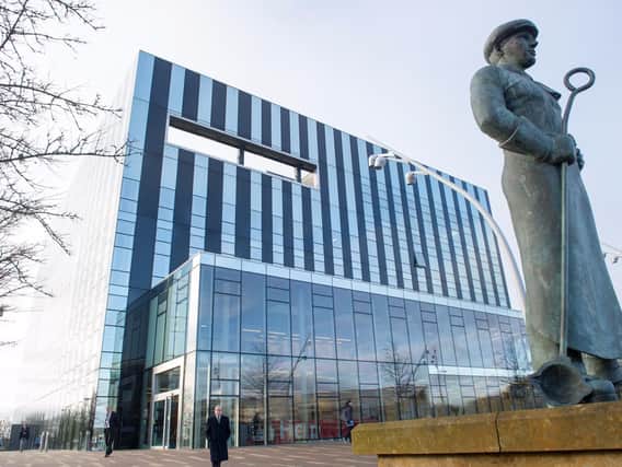 Corby Council is based at The Cube in the town centre