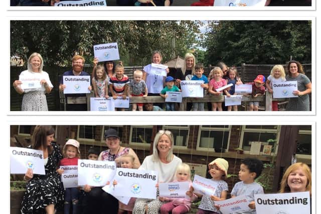 The nursery has maintained its outstanding rating from Ofsted