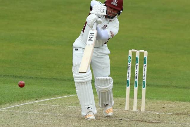 Northants batsman Ricardo Vasconcelos