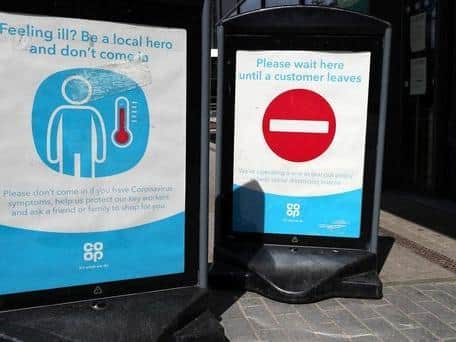 One worker was spat at while marshalling queues to get into a store