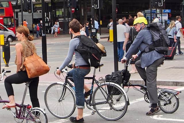 Cyclists file image