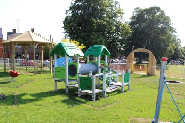 The Peace Park play area.