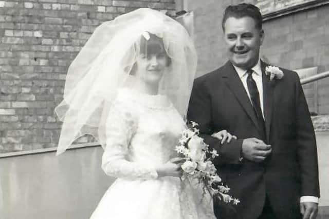 Pamela Ann with her dad Arthur Mills