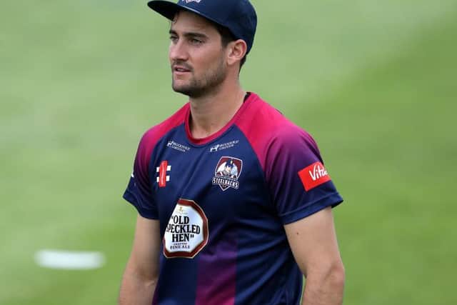 Brandon Glover pictured during last week's inter-club T20 match at the County Ground