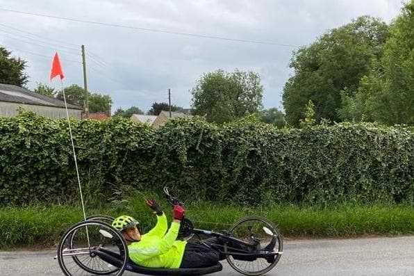 Northants man takes on 75 mile warm-up cycle ride for Cransley Hospice 