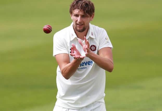 Northants seam bowler Jack White