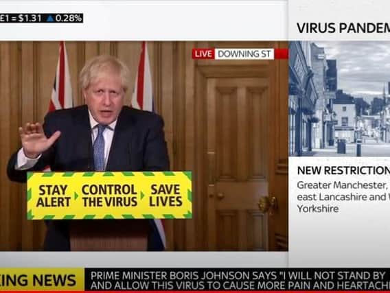 Boris Johnson drops his bombshell announcement live on TV on Friday morning