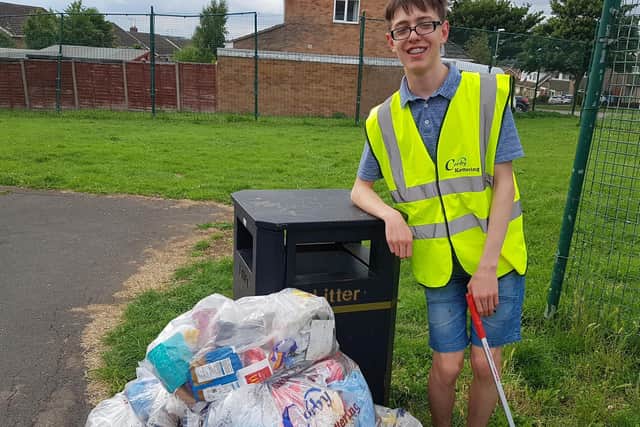 Volunteers collected 20 bags of rubbish and raised hundreds for the homeless charity