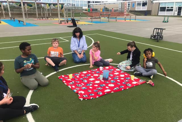 It's picnic time at Beanfield Primary