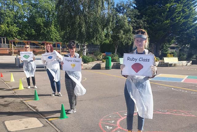 The staff were aiming to help the transition for Beanfield pupils before term begins in September