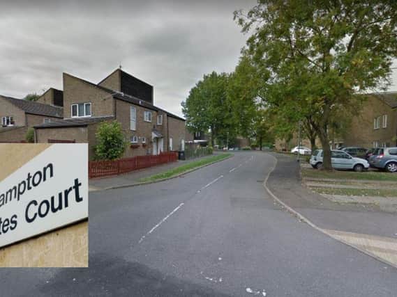 The serious assault happened in Herford Close, Corby. File picture/ google