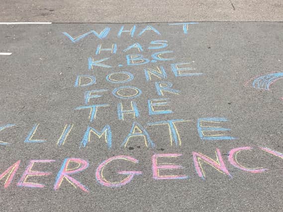 Extinction Rebellion marked a year since Kettering Council declared a climate emergency