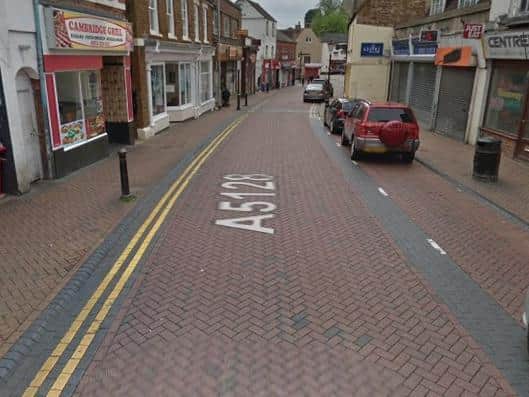 Cambridge Street in Wellingborough.