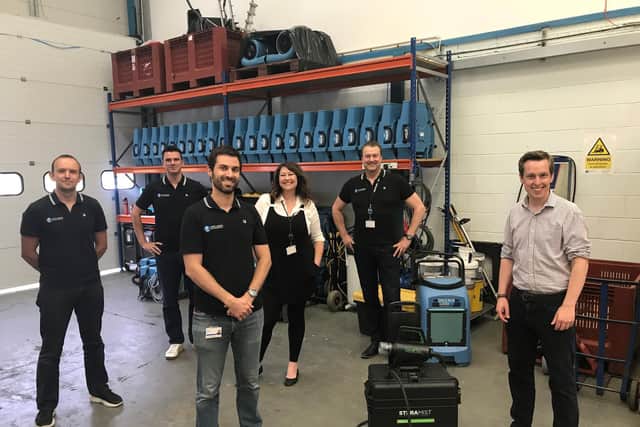 MP Tom Pursglove recently visited the Corby firm