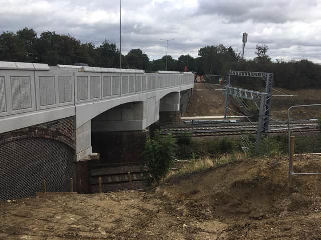 There will be partial closures on the A45 this month as Network Rail completes the final stages of its work to upgrade Higham Road bridge