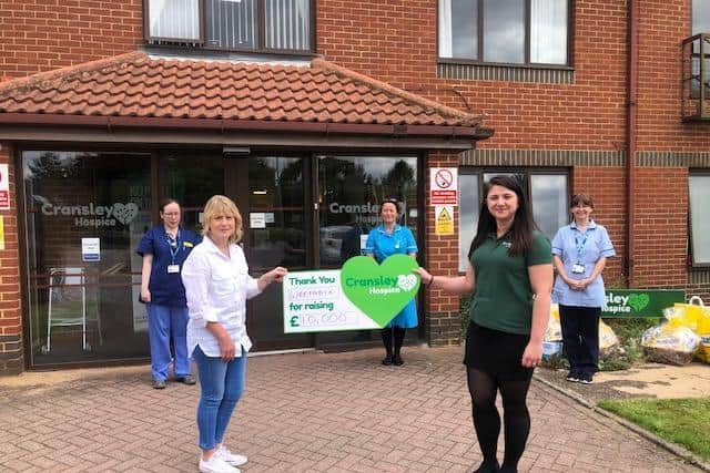 Weetabix has donated 10,000 as well as hampers and goody bags to Cransley Hospice in Kettering