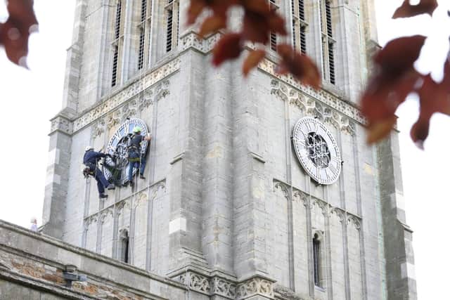 The restoration works have been funded by 26,000 raised by bellringers