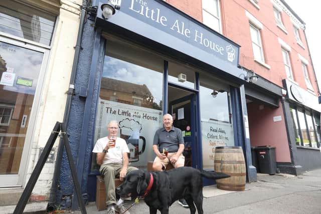 Pub goers will be able to use a small outdoor seating area in front of the pub