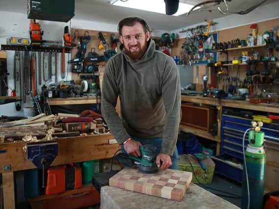 Tom Wood has been told to go easy with his woodwork after a recent health scare