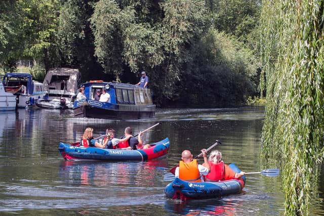 The River Nene is one of various sights to enjoy and explore while out cycling in East Northants