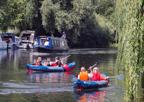 The River Nene is one of various sights to enjoy and explore while out cycling in East Northants