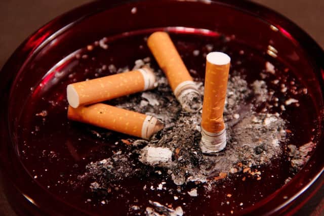 Health officials are trying to help people stub out their habit