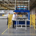 The interior of the Green Life Buildings manufacturing centre.